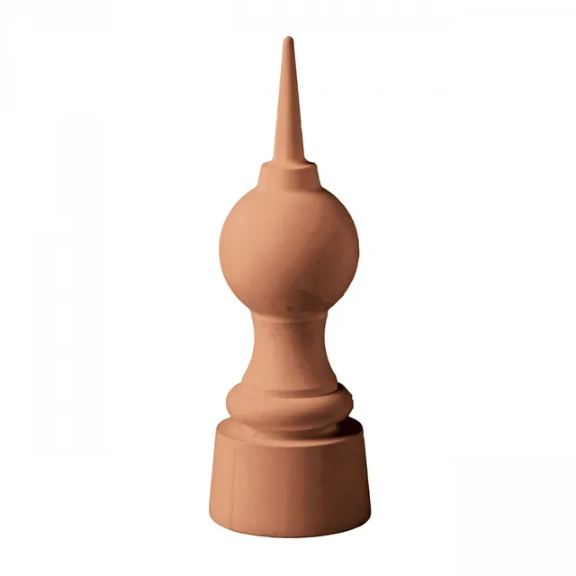 Ornamental clay fitting piece